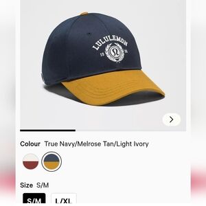 Lululemon Structured Ball Cap Collegiate